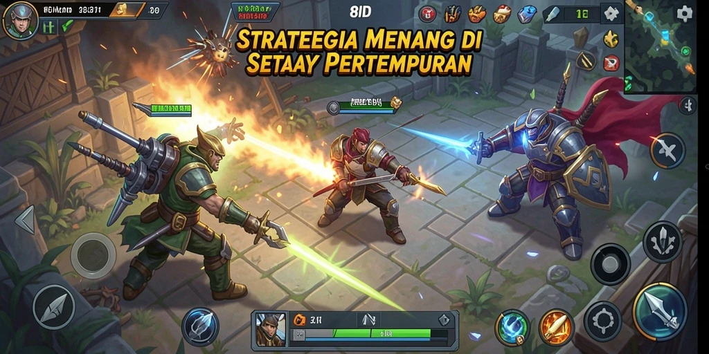 Tampilan gameplay mendebarkan dan taktis dari 8ID.