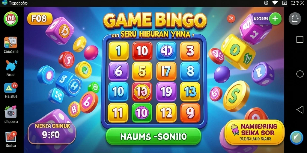 Tampilan gameplay F08 yang seru dalam permainan Bingo.