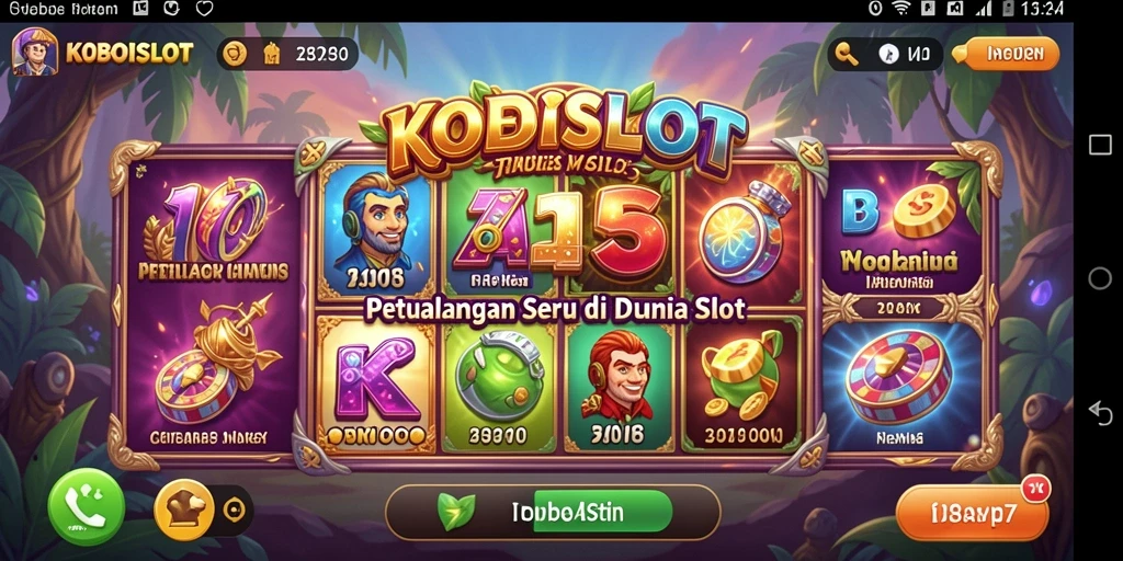 Tampilan gameplay seru dan menantang di KOBOISLOT.