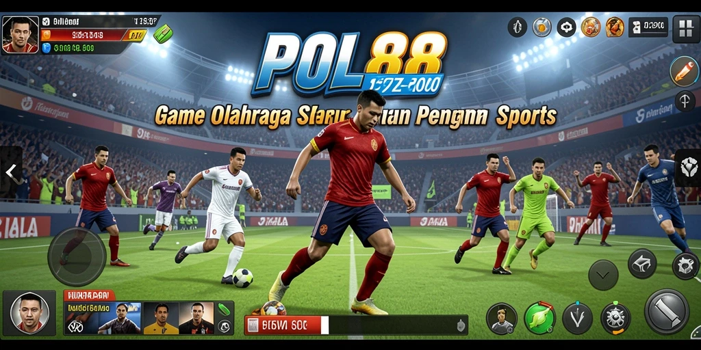 Tampilan gameplay seru yang menggambarkan aksi olahraga di POL88.