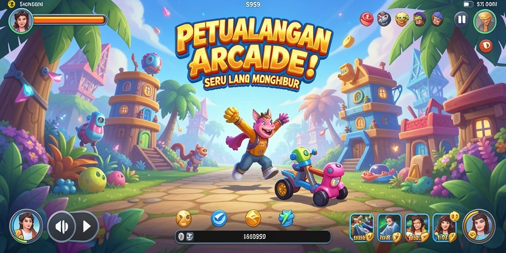 Tampilan gameplay S9S9 yang menarik dan penuh warna.